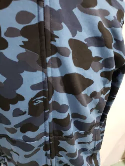 OBO BAPE COLOR CAMO SHARK ZIP HOODIE NAVY review Obosneaker 04