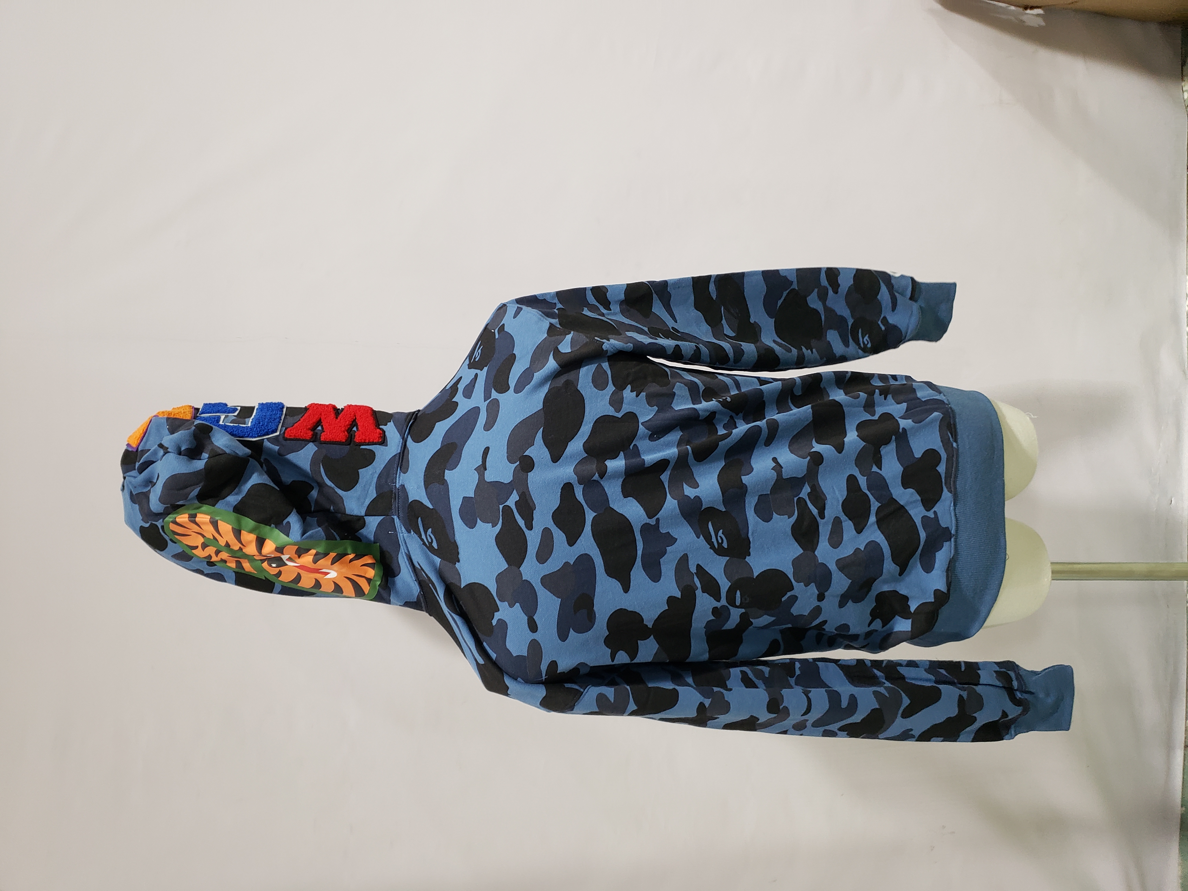 OBO BAPE COLOR CAMO SHARK ZIP HOODIE NAVY review Obosneaker 04