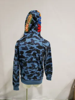 OBO BAPE COLOR CAMO SHARK ZIP HOODIE NAVY review Obosneaker 05