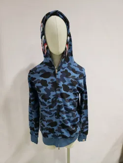 OBO BAPE COLOR CAMO SHARK ZIP HOODIE NAVY review Obosneaker 06
