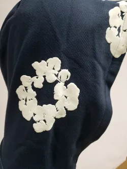 OBO Denim Tears The Cotton Wreath Sweatshirt Navy review Obosneaker 04