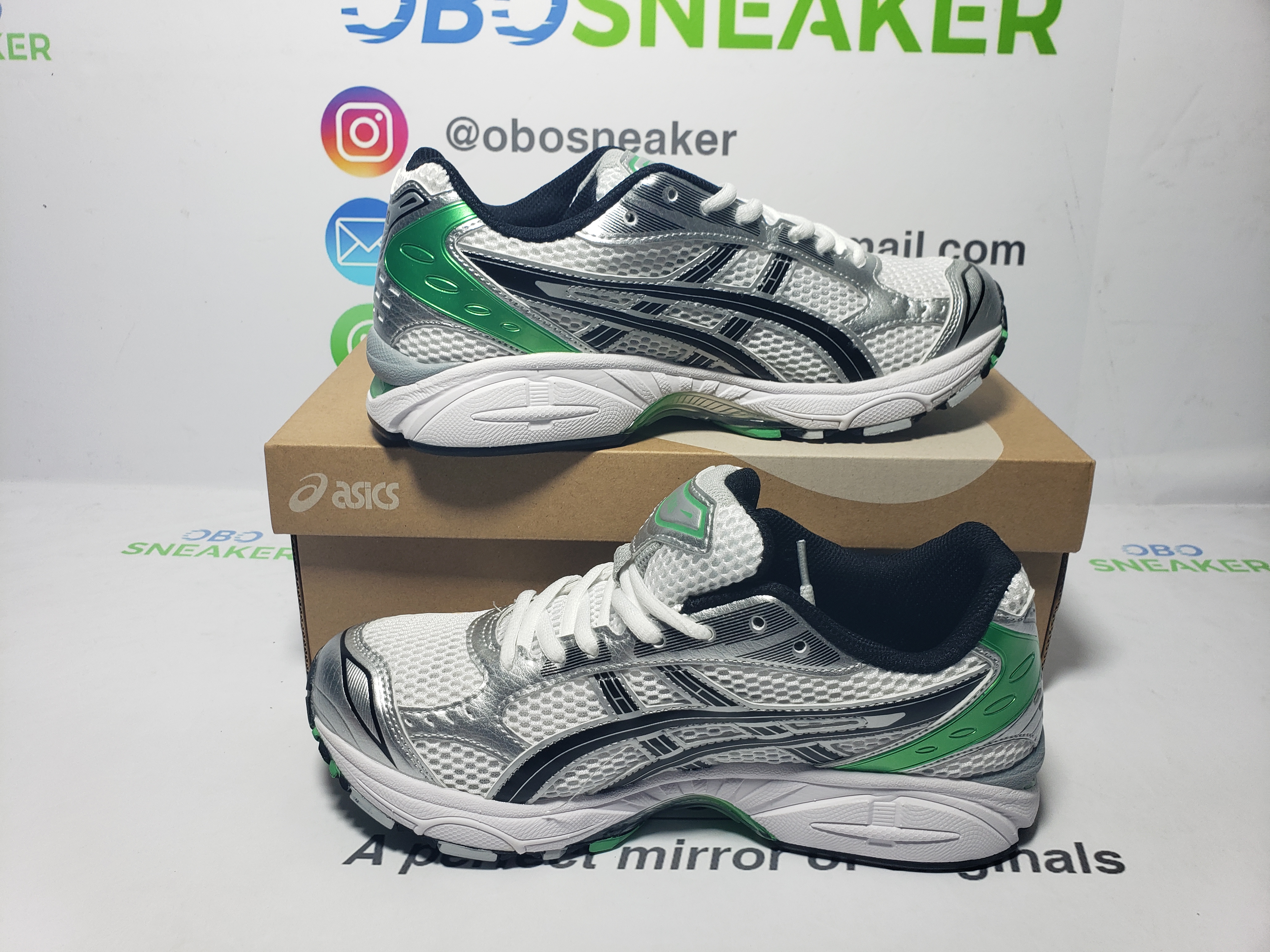 ASICS Gel-Kayano 14 White Malachite Green 1201A019-110 review Obosneaker 01