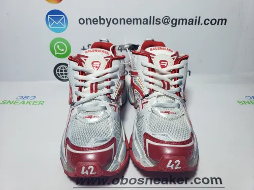 Balenciaga Runner Blue White Red 677402 W3RB2 9060 review 