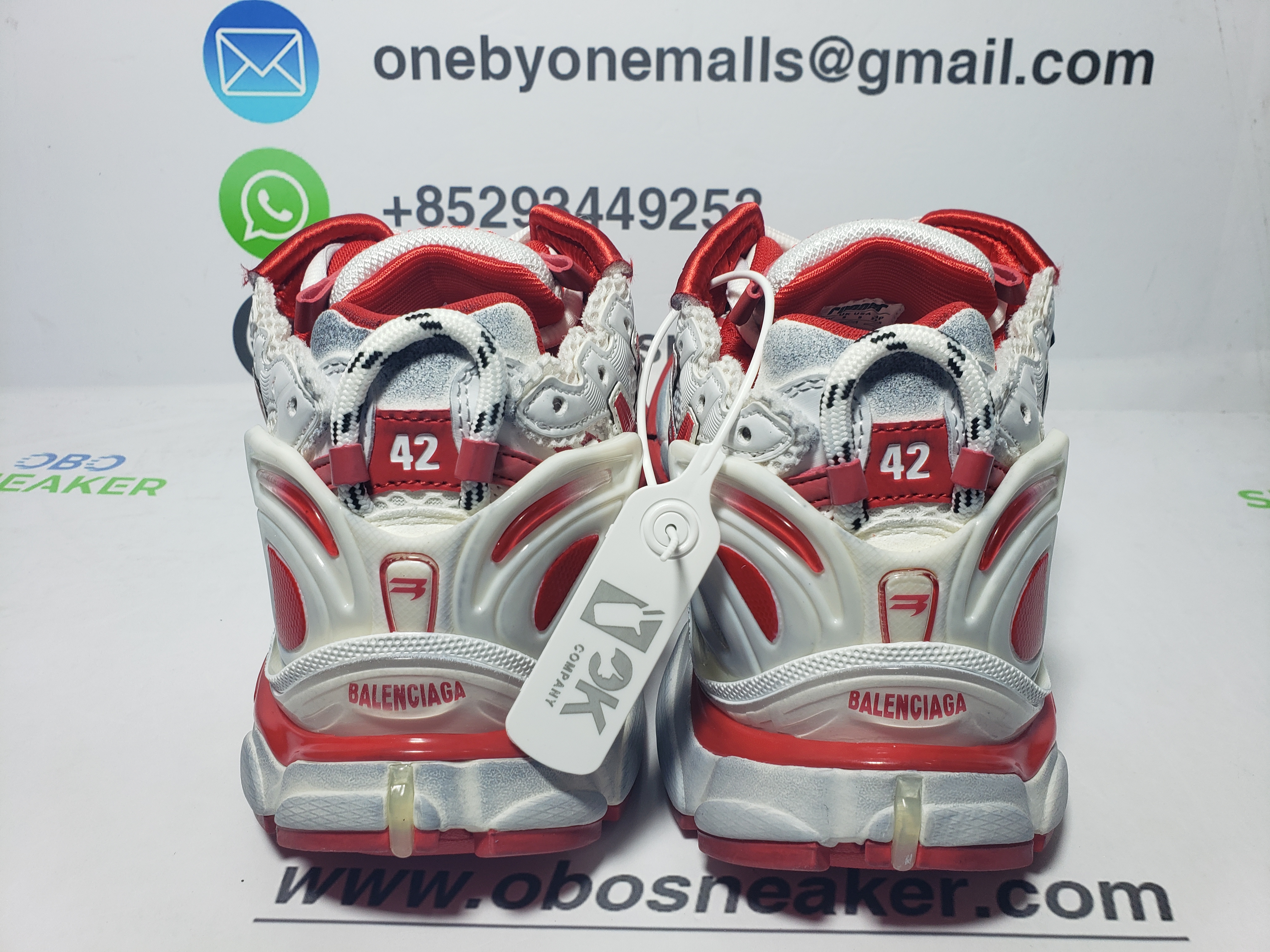 Balenciaga Runner Blue White Red 677402 W3RB2 9060 review Obosneaker 02