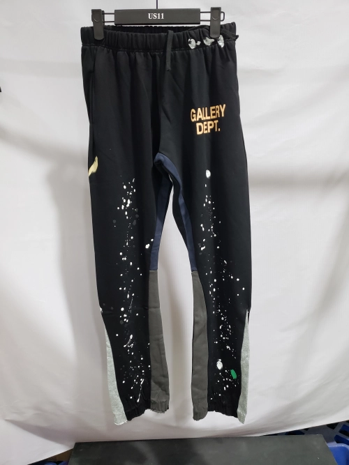 Gallery Dept. Painted Flare Sweat Pants Washed Black review 