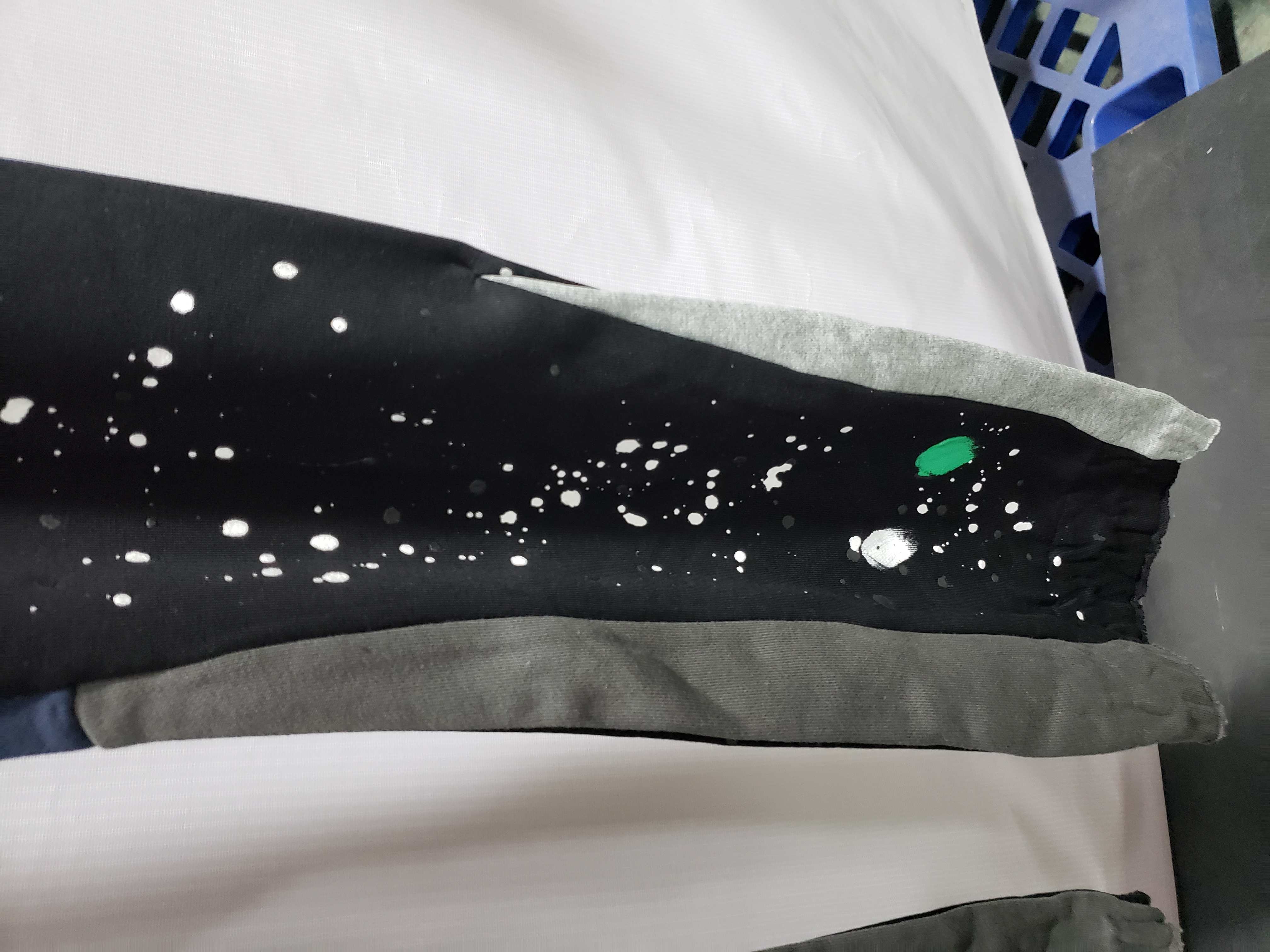 Gallery Dept. Painted Flare Sweat Pants Washed Black review Obosneaker 03