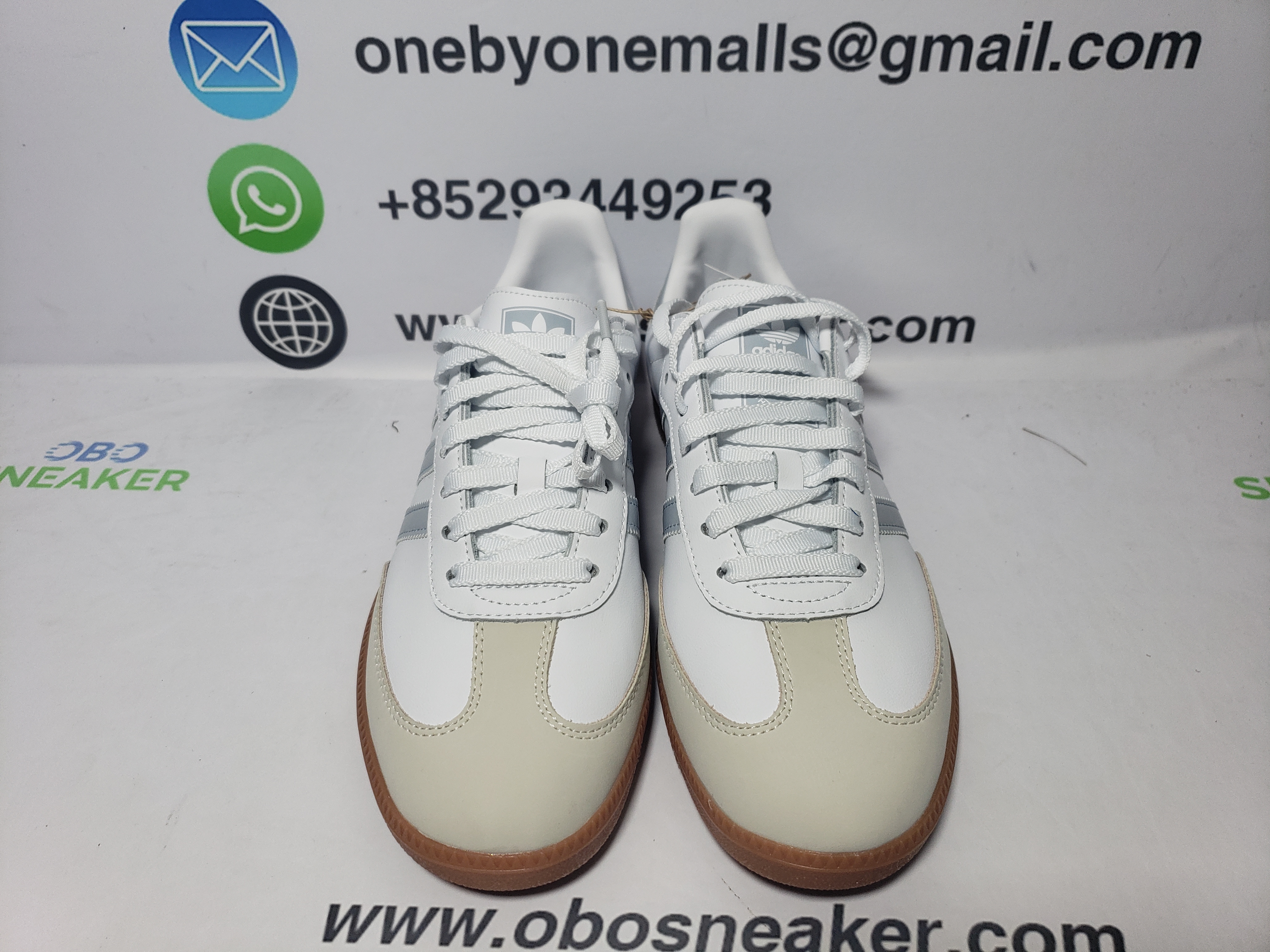 adidas Samba Originals Samba OG 'White Halo Blue Gum' IE0877 review Obosneaker 01