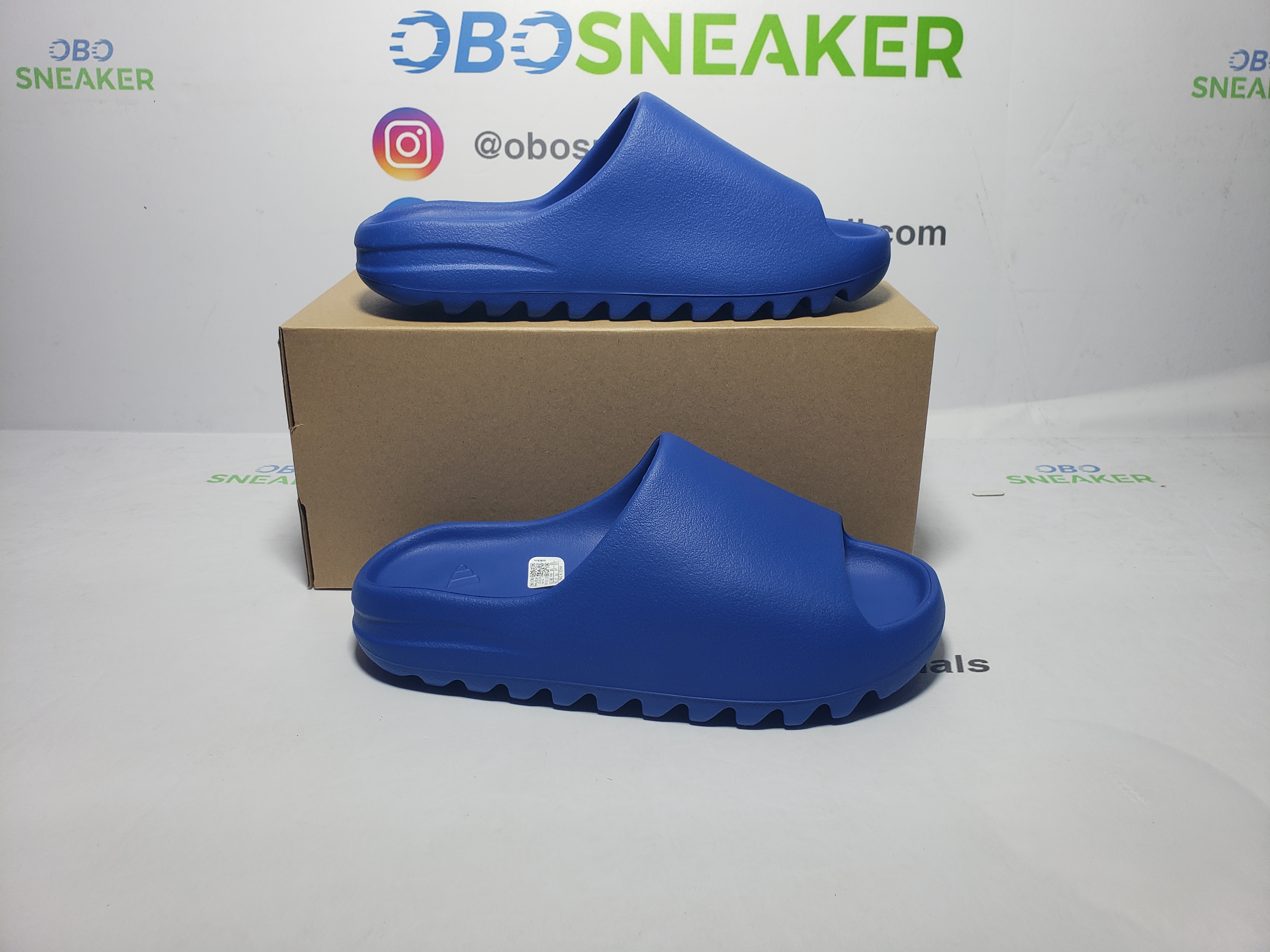 Adidas Yeezy Slide Azure ID4133 review Obosneaker 03