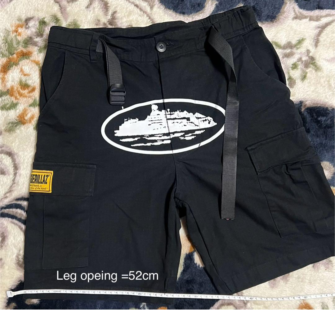 Corteiz Alcatraz Cargo Shorts Black review merry trainz