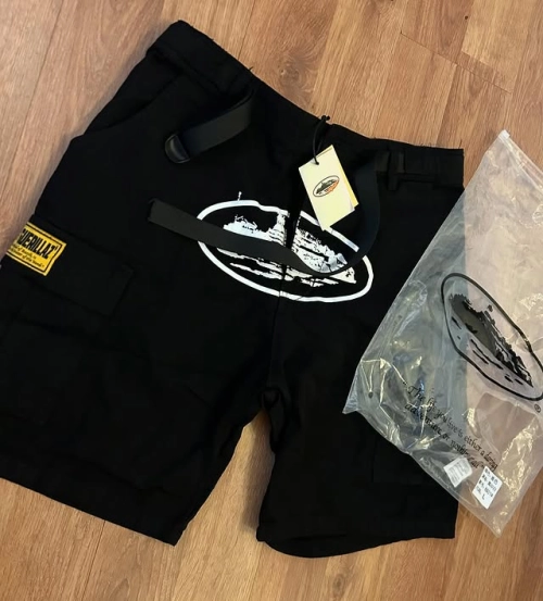 Corteiz Alcatraz Cargo Shorts Black review 