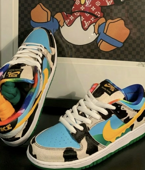 Nike SB Dunk Low Ben & Jerry's Chunky Dunky CU3244-100 review 