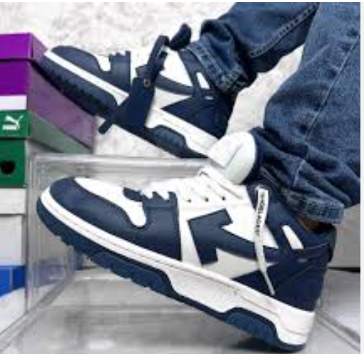 OFF-WHITE Out Of Office OOO Low Tops White Royal Blue  OMIA189 C99LEA00 10142 review Chloe 00