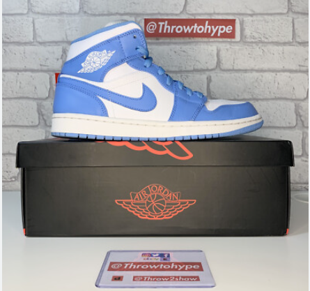 Air Jordan 1 Retro Mid UNC 554724-106 review Owen