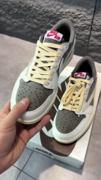 TOP Version Air Jordan 1 Retro Low OG SP Travis Scott Reverse Mocha DM7866-162 review Calvin