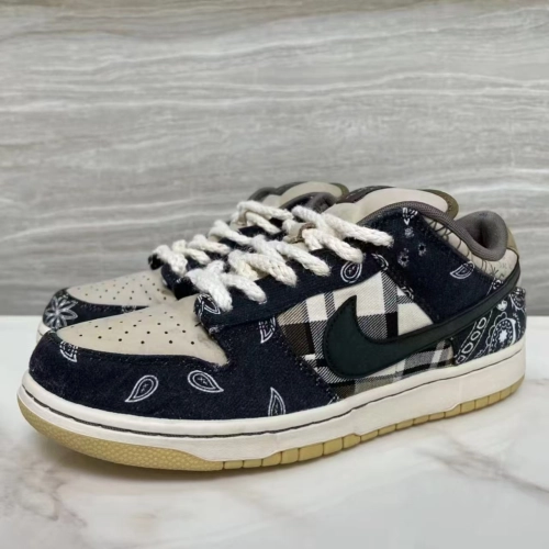  Nike SB Dunk Low Travis Scott (Regular Box) CT5053-001 [Top Version] review 