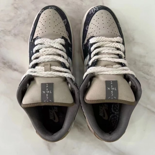  Nike SB Dunk Low Travis Scott (Regular Box) CT5053-001 [Top Version] review 