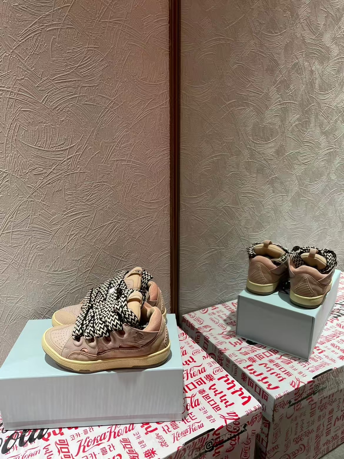 Lanvin Leather Curb Curb Pink FM-SKRK11-DRAG-A2051 review Eugene 01