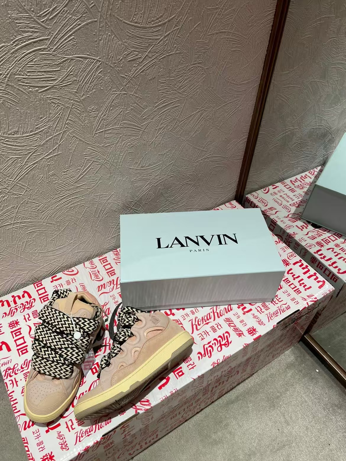 Lanvin Leather Curb Curb Pink FM-SKRK11-DRAG-A2051 review Eugene 02