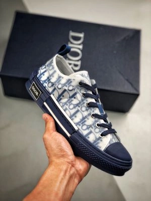  Dior B23 HT Oblique Transparency LOW  White Blue T00962H565 review 