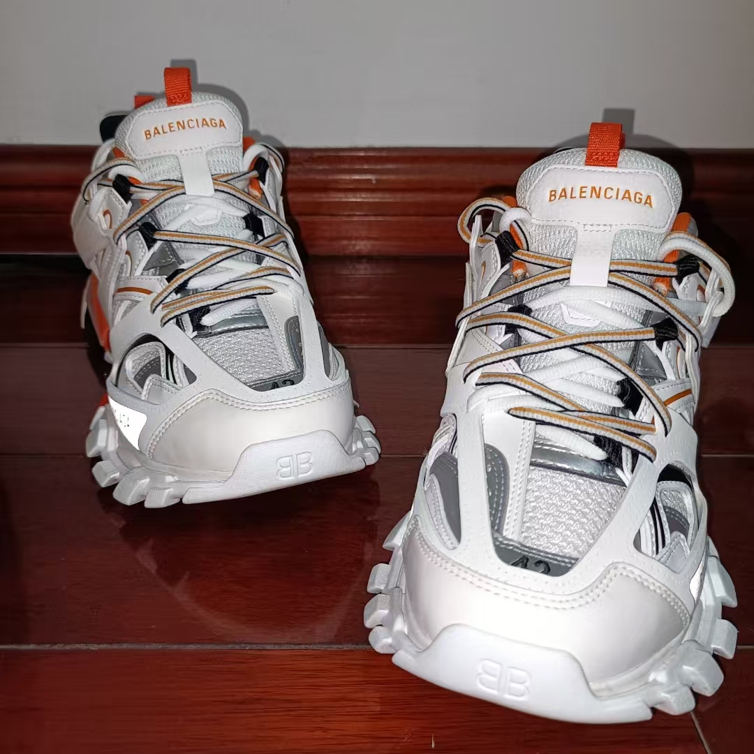  Balenciaga Tess S. White Orange Black 542436 W1GB1 9059 review Percival 02