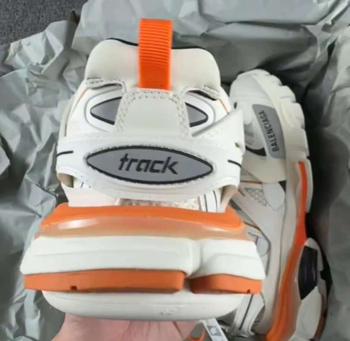  Balenciaga Tess S. White Orange Black 542436 W1GB1 9059 review Nelson 00