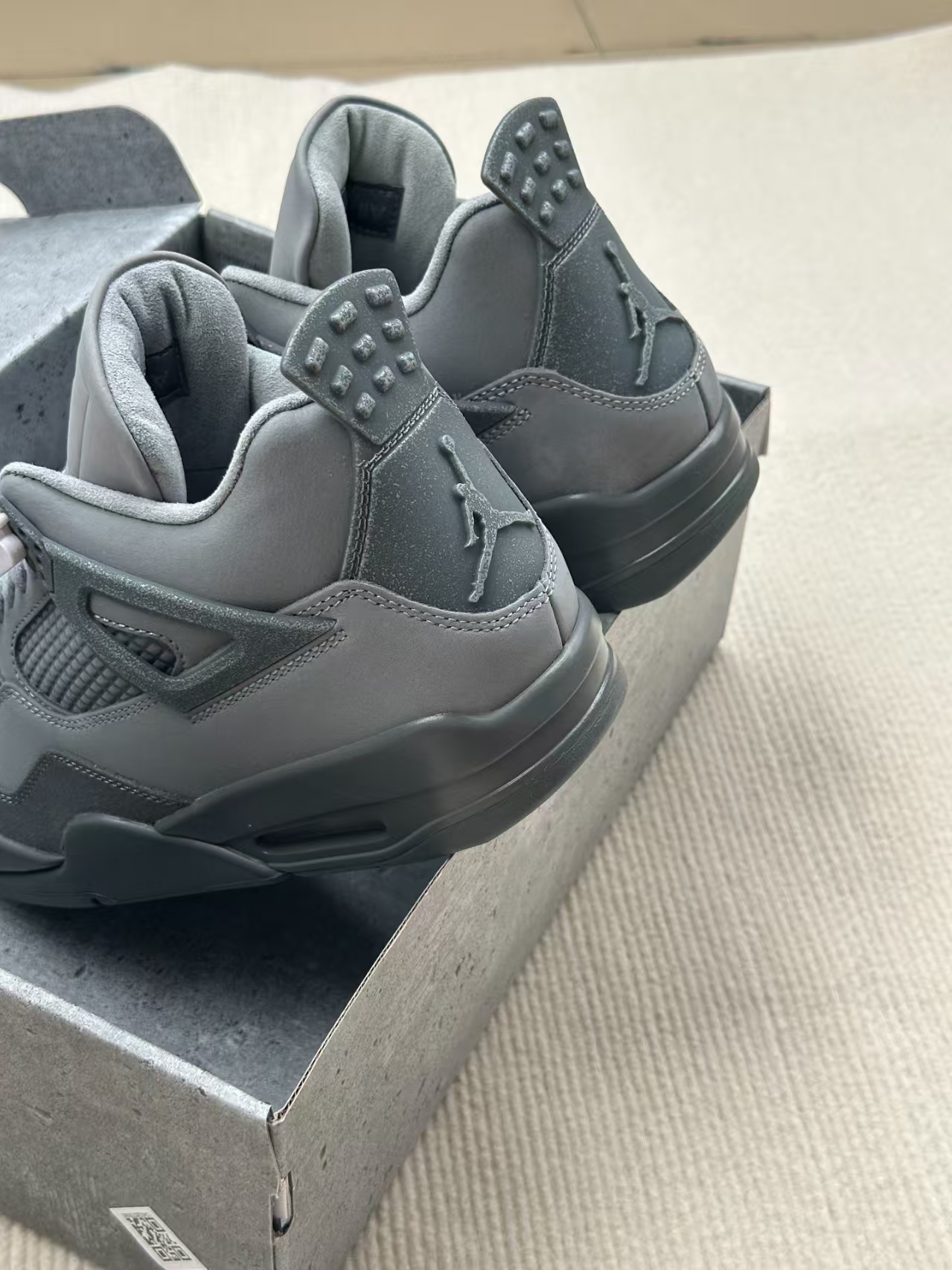 PK Batch Air Jordan 4 Retro SE Paris Olympics Wet Cement FQ7928-001 review Theodore 01