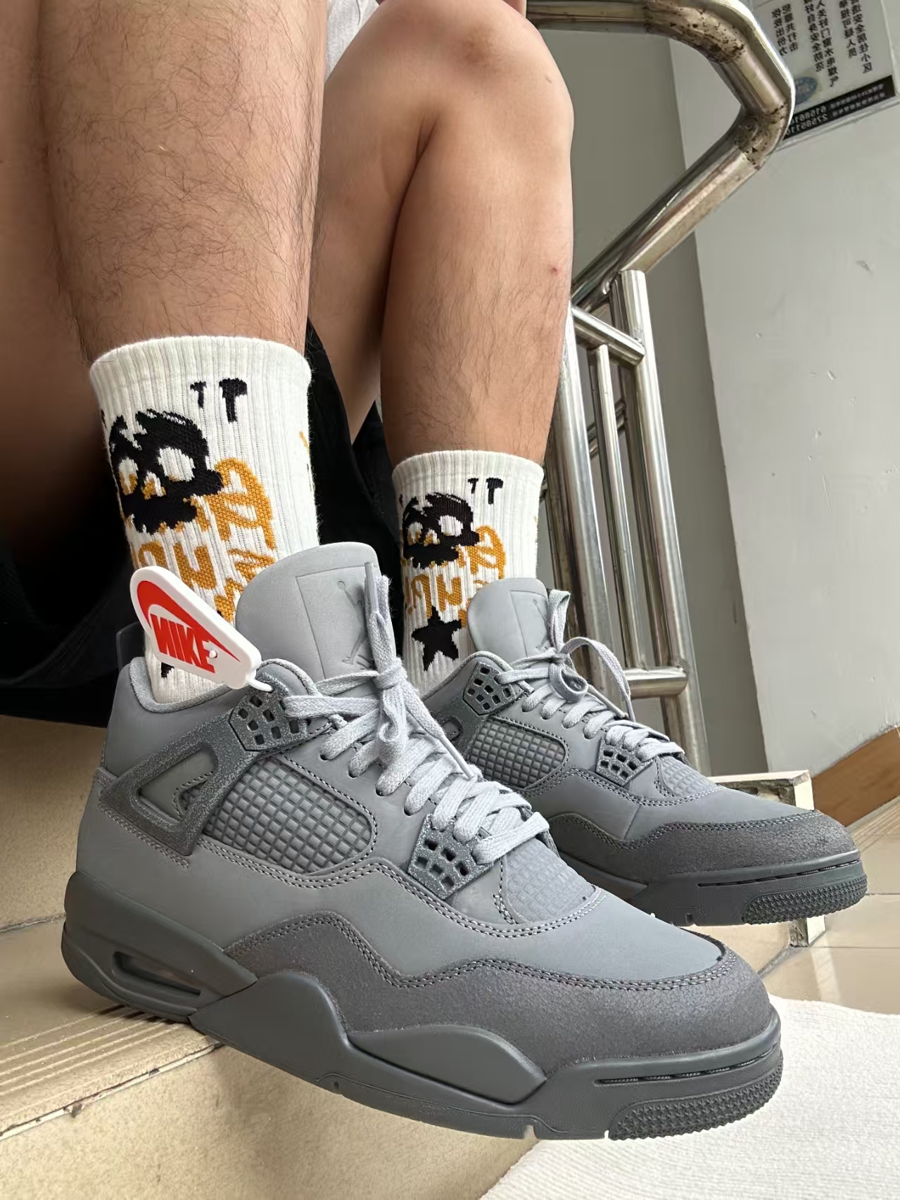 PK Batch Air Jordan 4 Retro SE Paris Olympics Wet Cement FQ7928-001 review Roderick 02