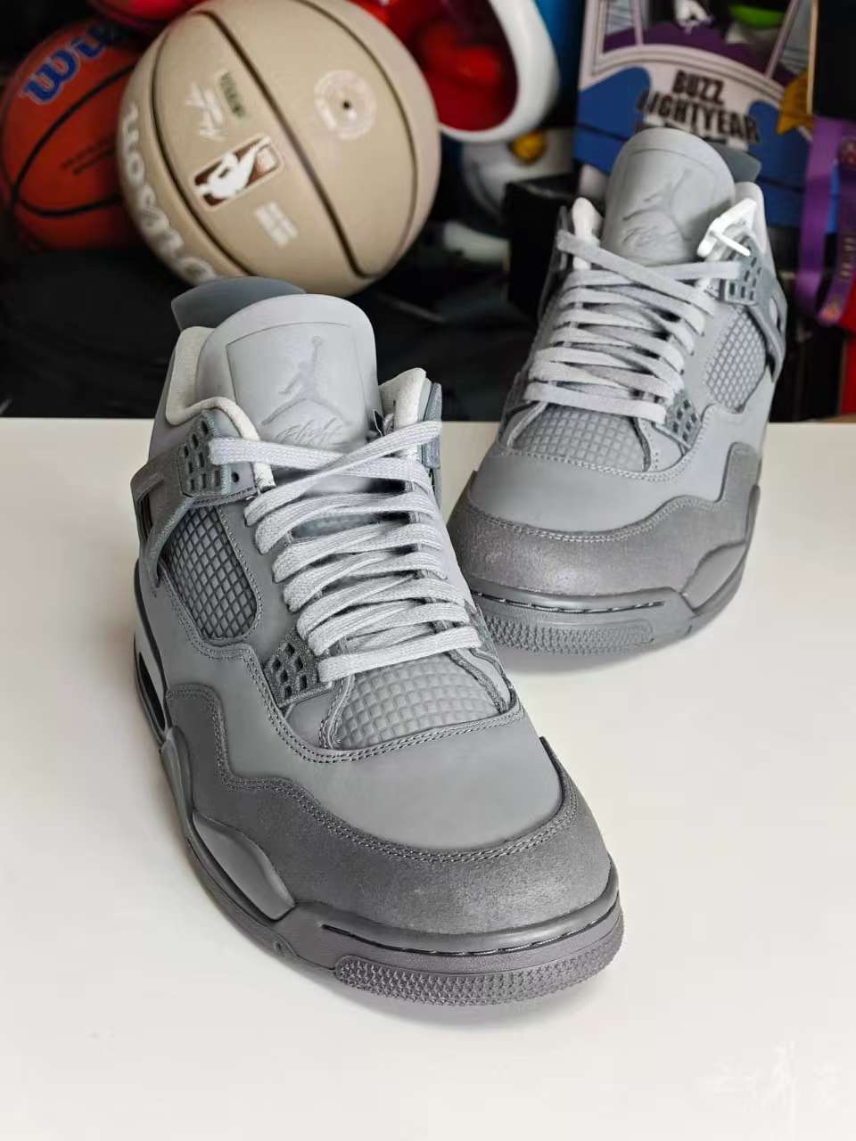 PK Batch Air Jordan 4 Retro SE Paris Olympics Wet Cement FQ7928-001 review Sebastian 01