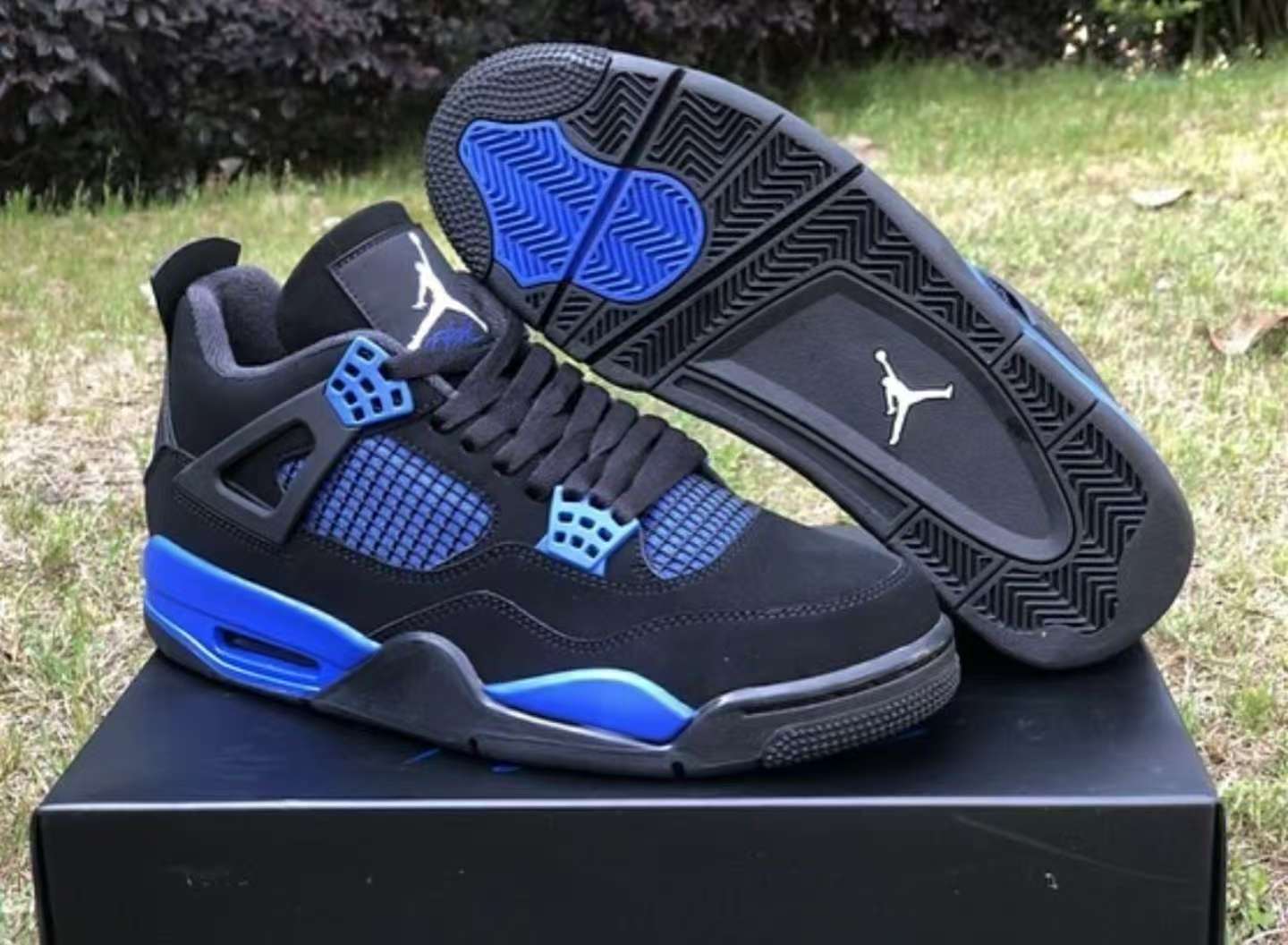 Air Jordan 4 Retro Black Blue CT8527-018  review Hamiltion 02
