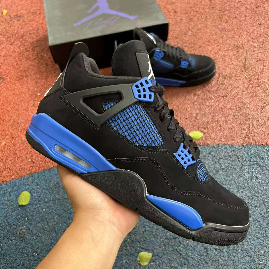 Air Jordan 4 Retro Black Blue CT8527-018  review Harriet 00