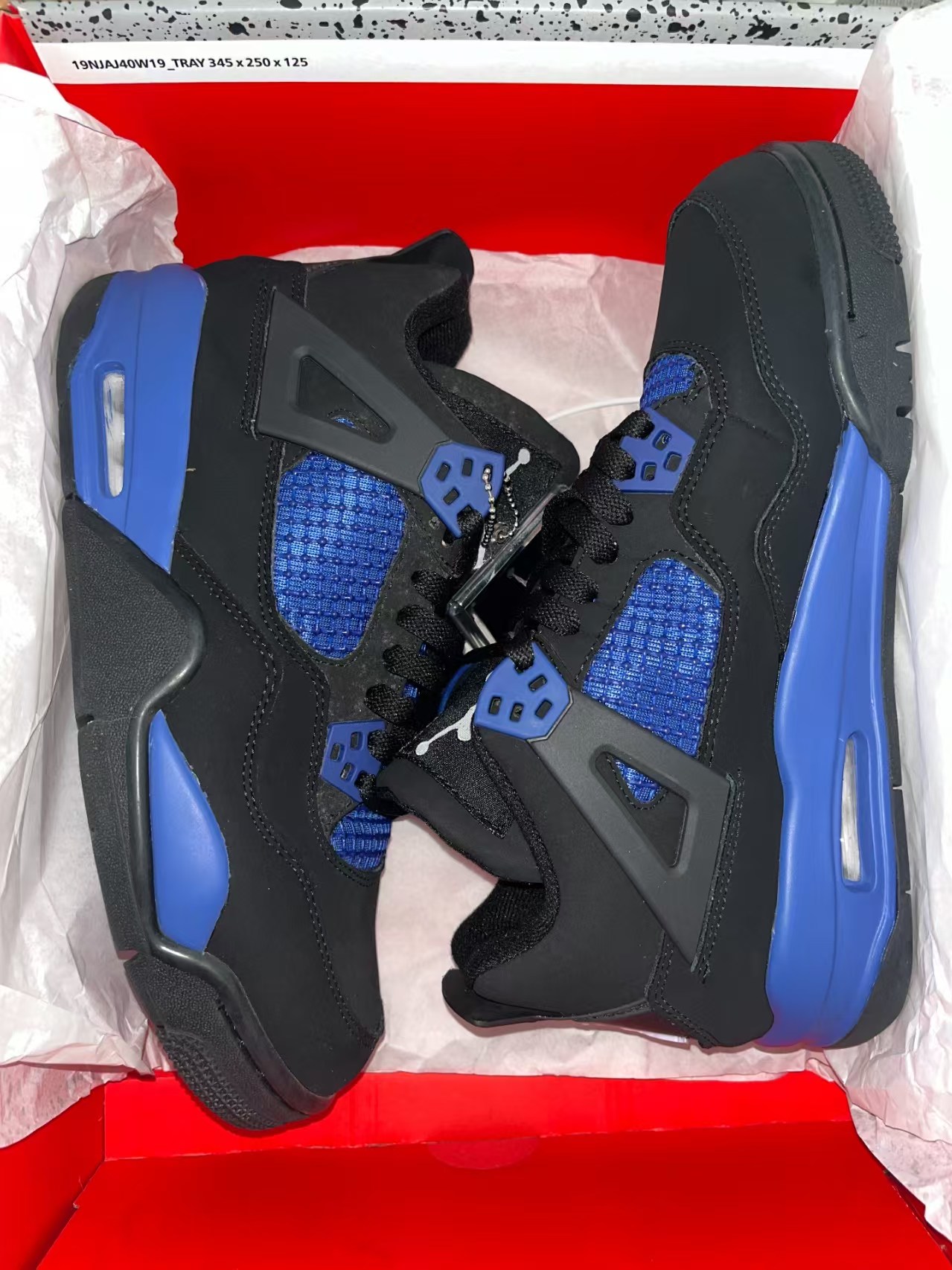 Air Jordan 4 Retro Black Blue CT8527-018  review Geoffrey