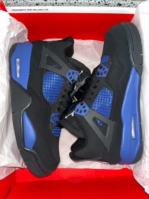 Air Jordan 4 Retro Black Blue CT8527-018  review 