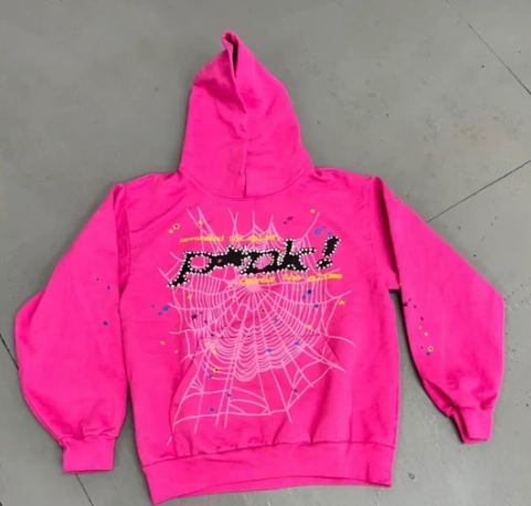 Sp5der Young Thug Punk Hoodie Pink review 