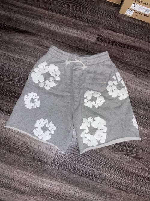 Denim Tears The Cotton Wreath Shorts Grey review 