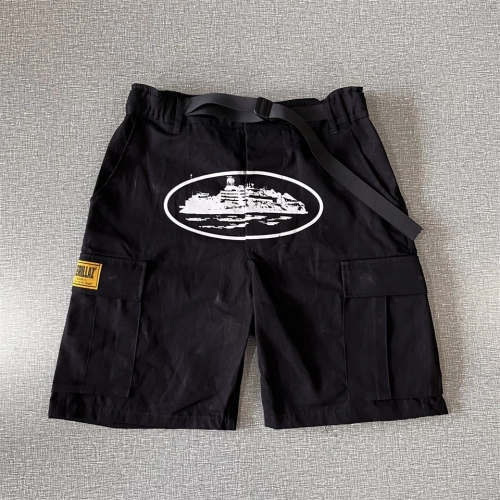 Corteiz Alcatraz Cargo Shorts Black review 