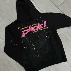 【FLASH SALE】Sp5der P*NK Hoodie Black review Eldred