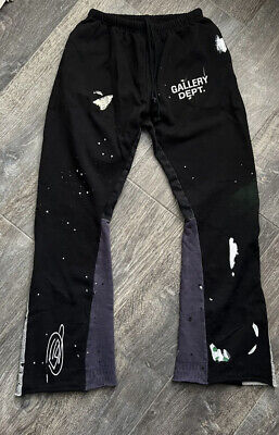 Gallery Dept. Painted Flare Sweat Pants Washed Black review Benjamin
