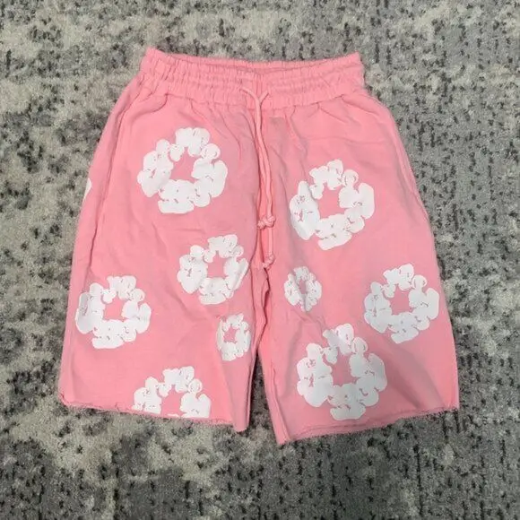 Denim Tears The Cotton Wreath Shorts Pink review Broderick