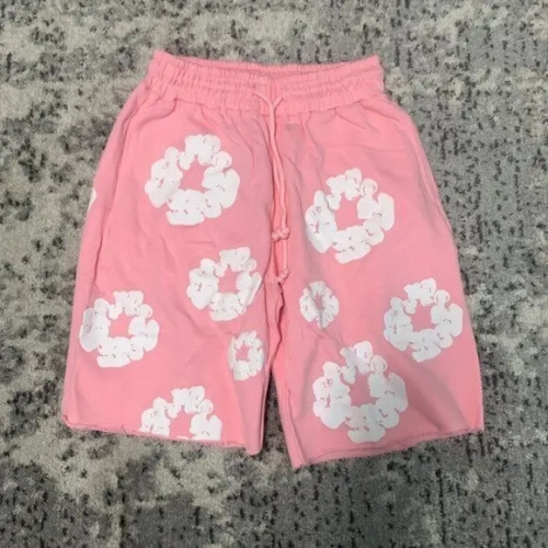 Denim Tears The Cotton Wreath Shorts Pink review 