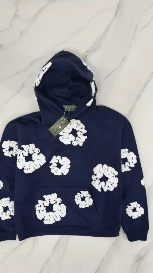 OBO Denim Tears The Cotton Wreath Sweatshirt Navy review 