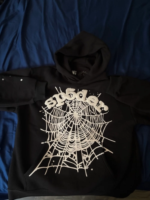 Sp5der Worldwide Black OG Web Hoodie review 