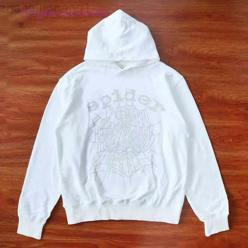 Sp5der OG Rhinestone Hoodie White review Harold 01