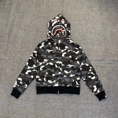 BAPE Luminous Camouflage Double Hooded Hoodie Black review 