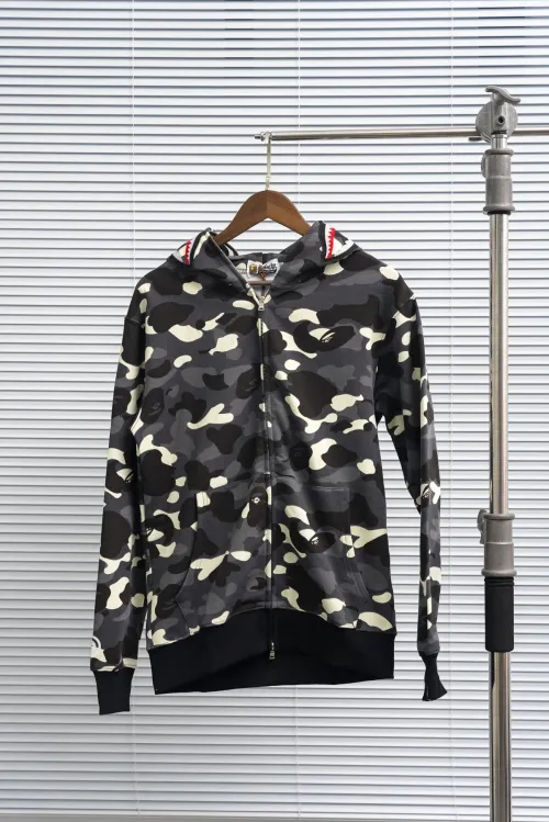 BAPE Luminous Camouflage Double Hooded Hoodie Black review 