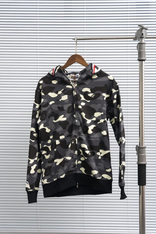 BAPE Luminous Camouflage Double Hooded Hoodie Black review 