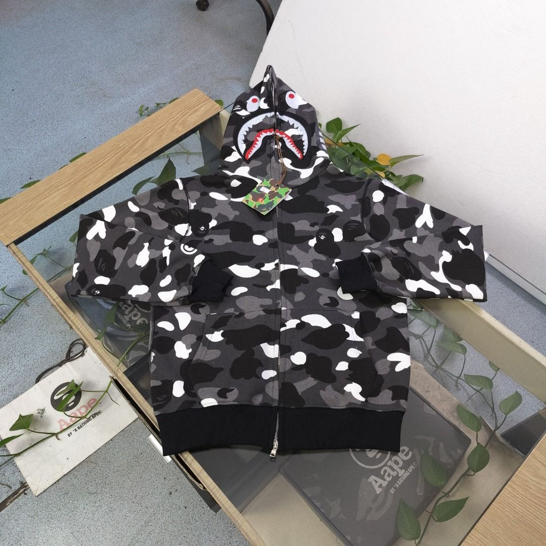 BAPE Luminous Camouflage Double Hooded Hoodie Black review Kenneth 01