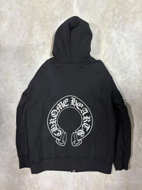  CHROME HEARTS Hoodie Black/White K5001 review 