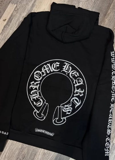  CHROME HEARTS Hoodie Black/White K5001 review 