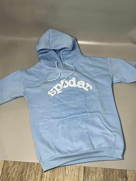 Sp5der Web Hoodie Blue review Jeffrey