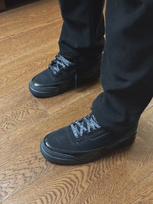 Top Version Air Jordan 3 Retro Black Cat CT8532-001 review 